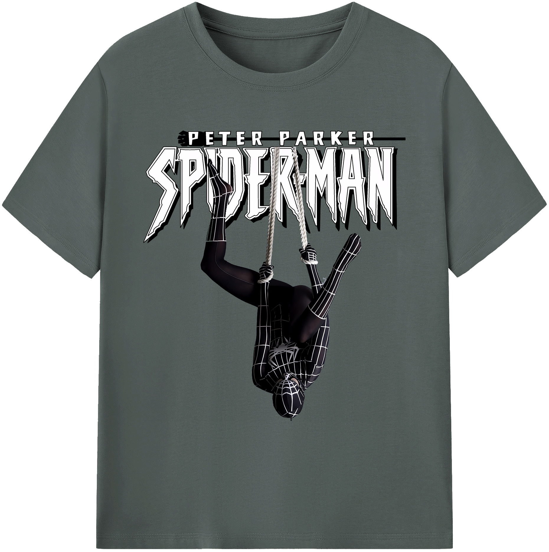 （画像用） Spider Man スパイダーマン 綿100％ メンズ半袖Tシャツ｜肌触りやわらか＆通気性